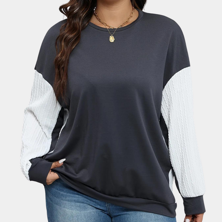 Deni - Stylish, fitted women's sweatshirt created for ultimate comfort and elegance