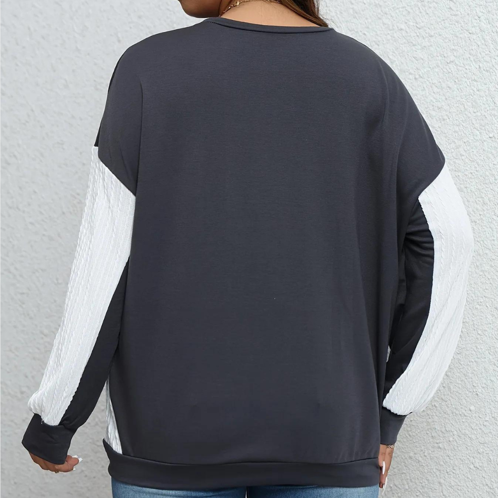 Deni - Stylish, fitted women's sweatshirt created for ultimate comfort and elegance