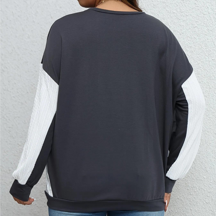 Deni - Stylish, fitted women's sweatshirt created for ultimate comfort and elegance