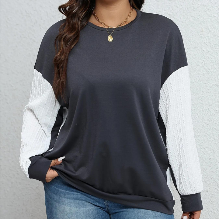 Deni - Stylish, fitted women's sweatshirt created for ultimate comfort and elegance