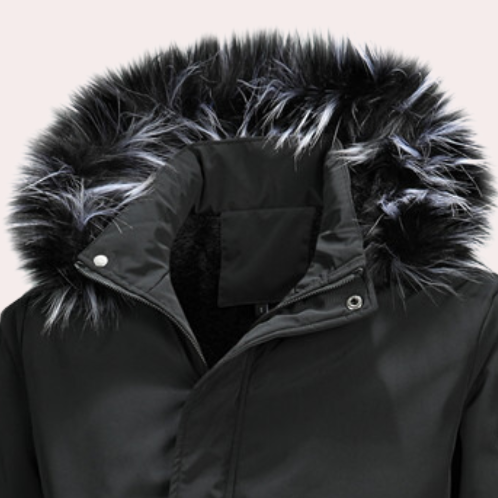 Bartek - Elegant hooded jacket for colder days