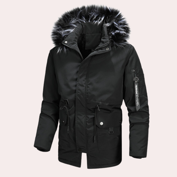 Bartek - Elegant hooded jacket for colder days
