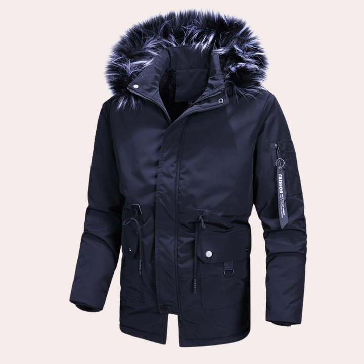 Bartek - Elegant hooded jacket for colder days
