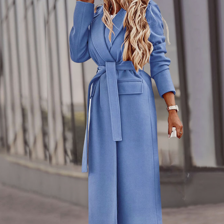 Stylish Valeraine women's coat with elegant belt