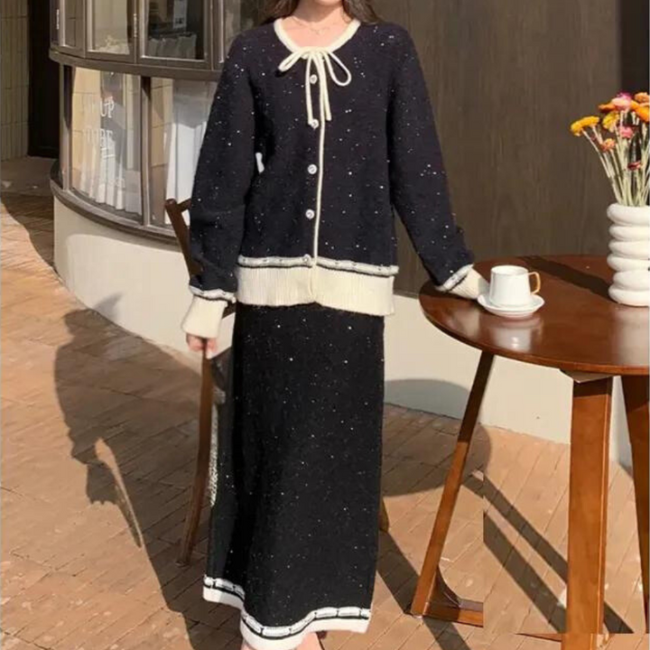 LAIA Stylish knitwear set for the modern elegant woman