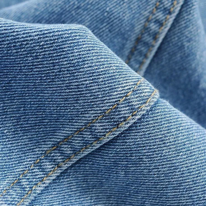MAILANI - Stylish women's denim cargo trousers for a unique and fashionable look