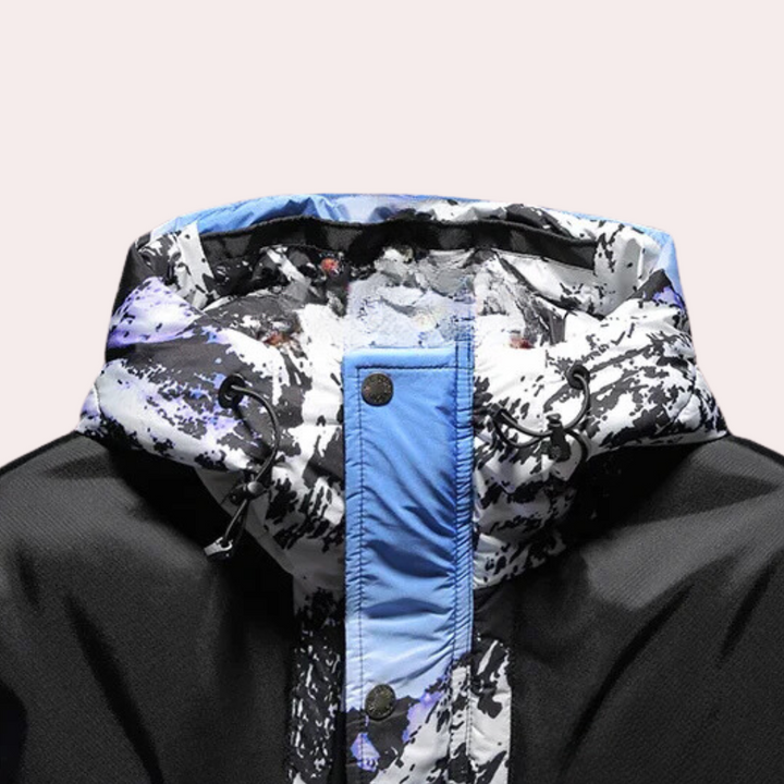 Trendy, eco-friendly ETANA winter jacket for men - ideal for outdoor adventures!