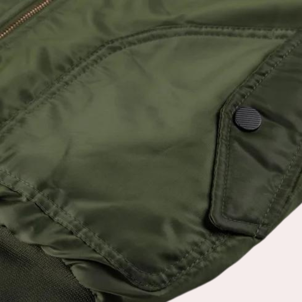 Men's stylish winter coat with hood - DONALD