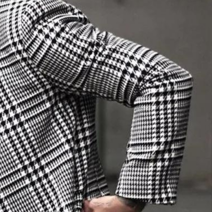 A stylish checked coat for the elegant man - Christopher