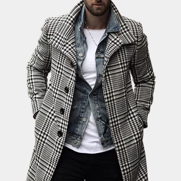 A stylish checked coat for the elegant man - Christopher