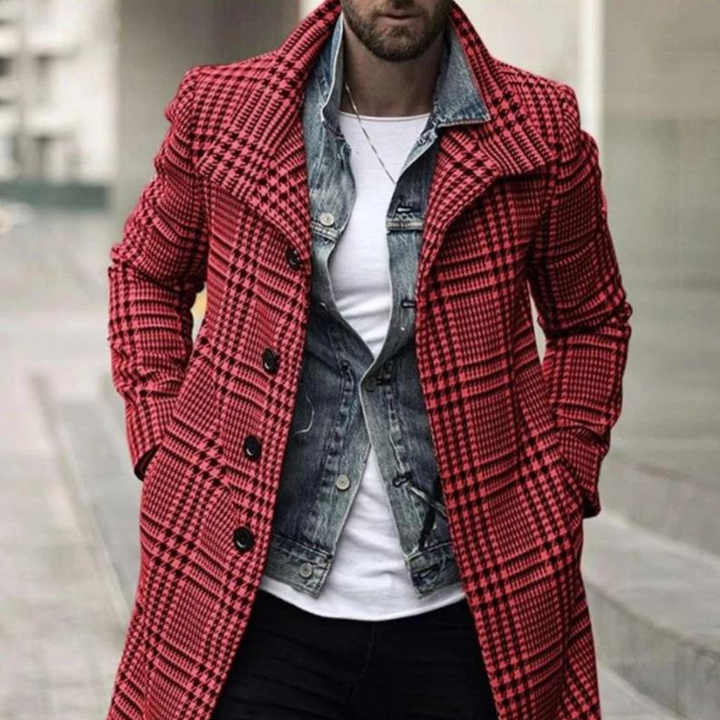 A stylish checked coat for the elegant man - Christopher