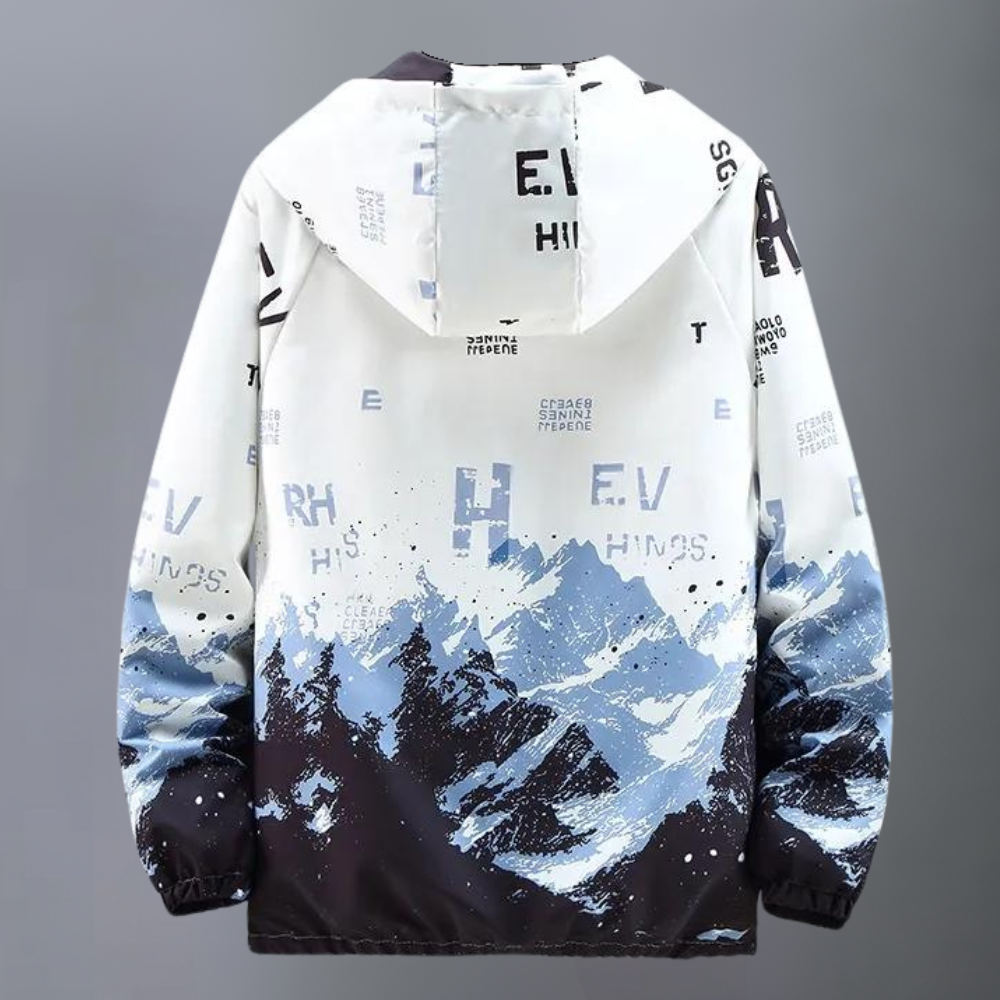 Elegant and functional men's hooded jacket - CURTIS