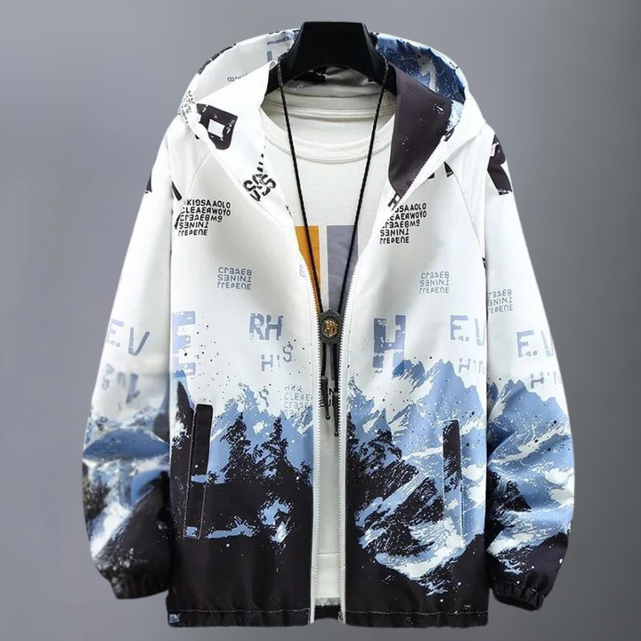 Elegant and functional men's hooded jacket - CURTIS