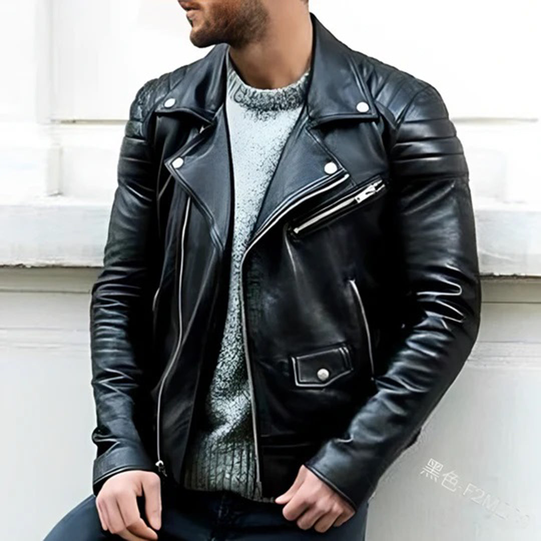 Men's PU CRUZ leather jacket - the perfect choice for the true biker style lover!