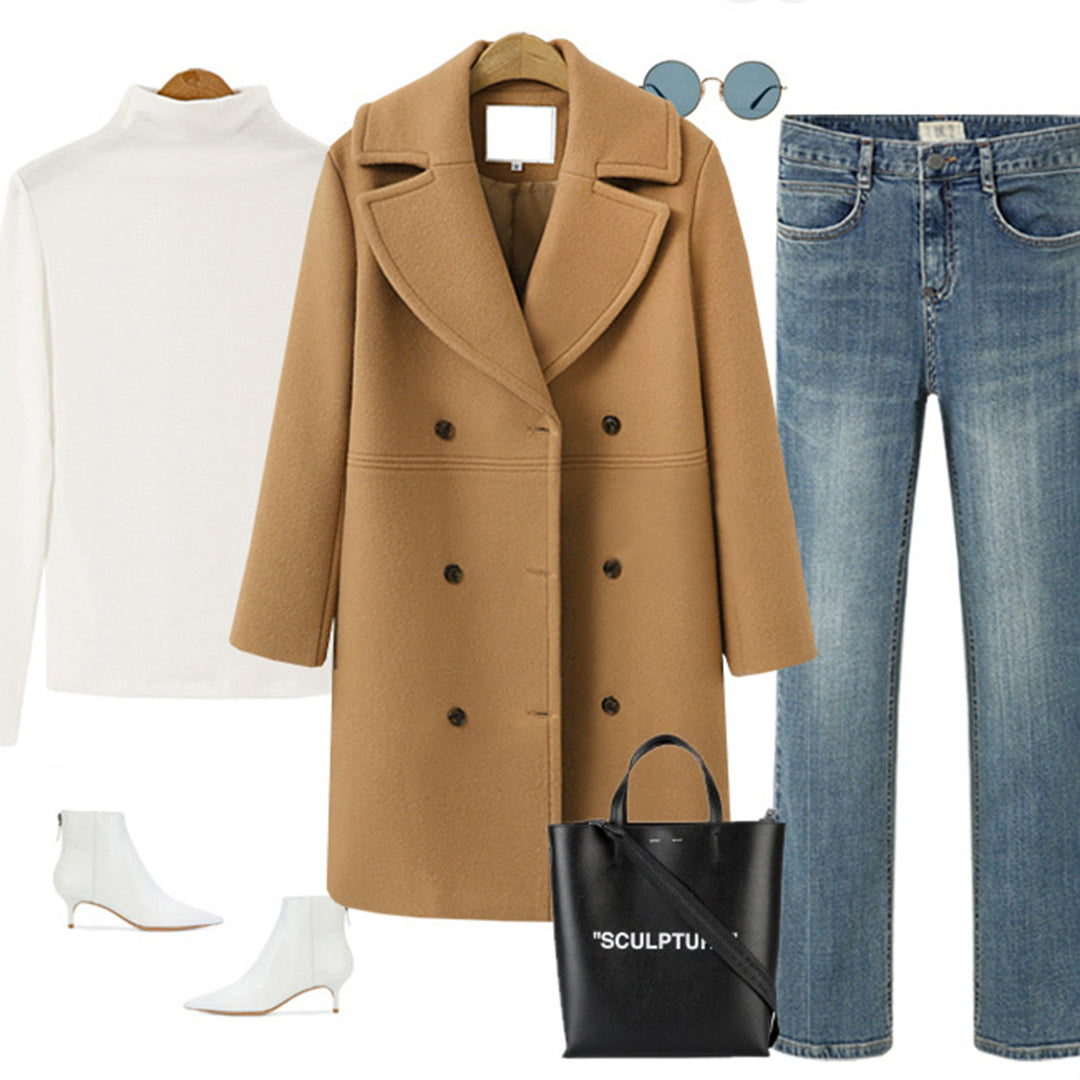 Stylish and warm winter coat for women - LESIA