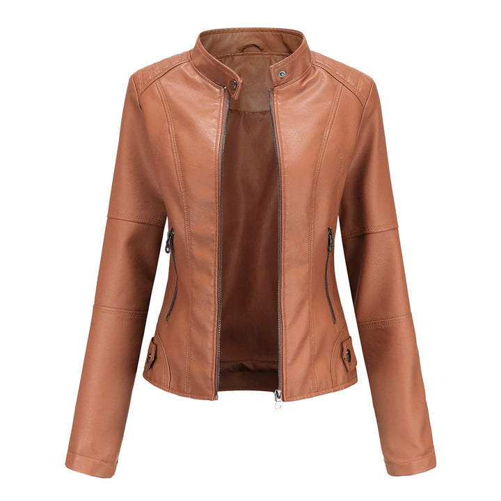 MILENA leather jacket: the perfect combination of elegance and style at your fingertips!