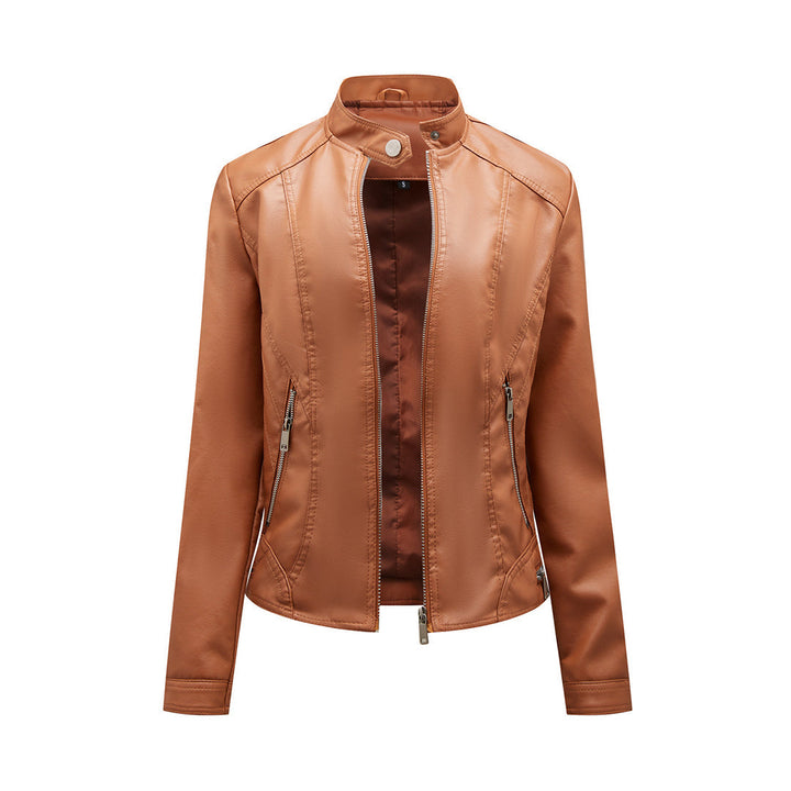 The classic SLAVKA leather jacket: an enduring elegance that will highlight your unique style