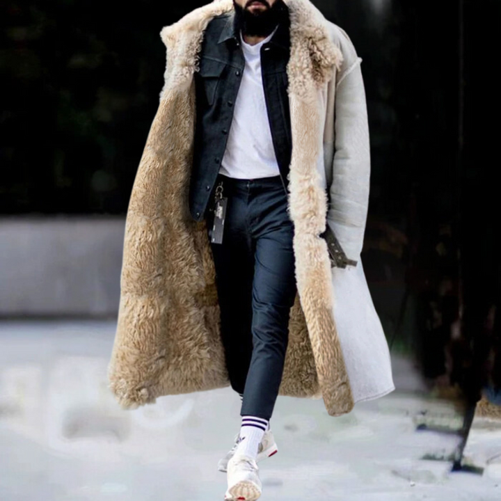 Elegant men's winter coat Carl