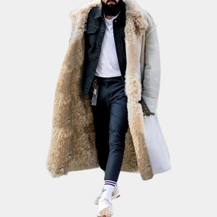 Elegant men's winter coat Carl