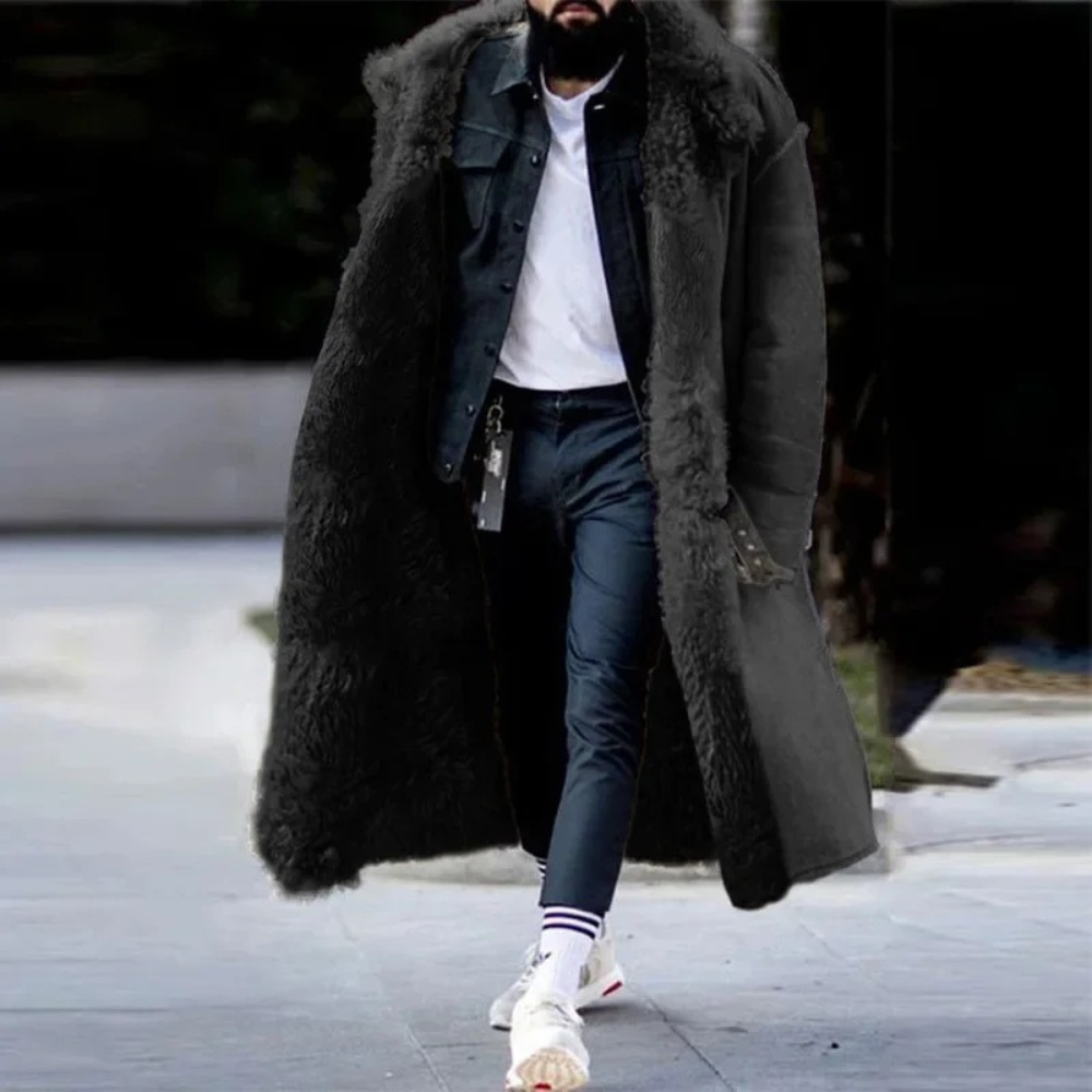 Elegant men's winter coat Carl