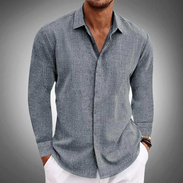 Claudio - A unique, classic long-sleeved men's shirt in an elegant edition