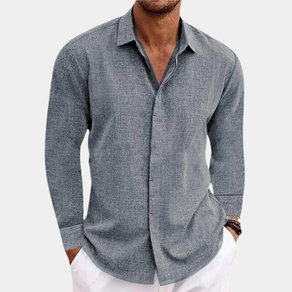 Claudio - A unique, classic long-sleeved men's shirt in an elegant edition