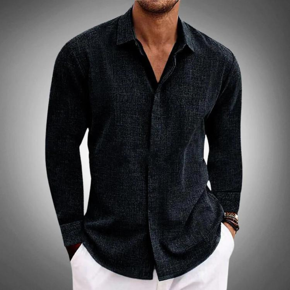 Claudio - A unique, classic long-sleeved men's shirt in an elegant edition