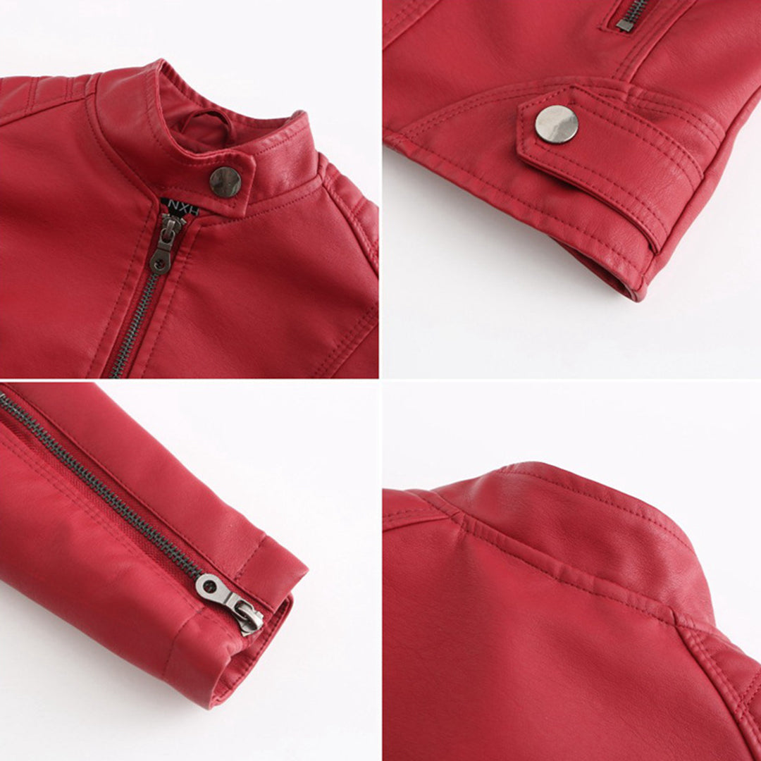 MILENA leather jacket: the perfect combination of elegance and style at your fingertips!