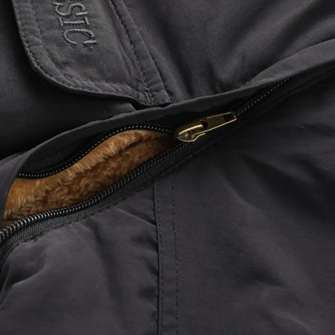 Elegant FRANCIS men's winter coat with detachable hood - the perfect combination of comfort and style!