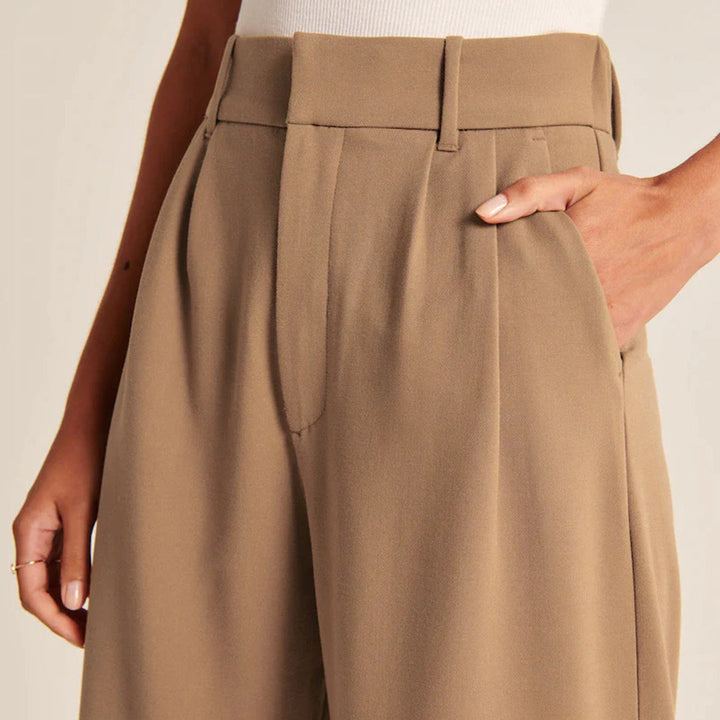 CELINA - Stylish high-waisted trousers with a perfect fit