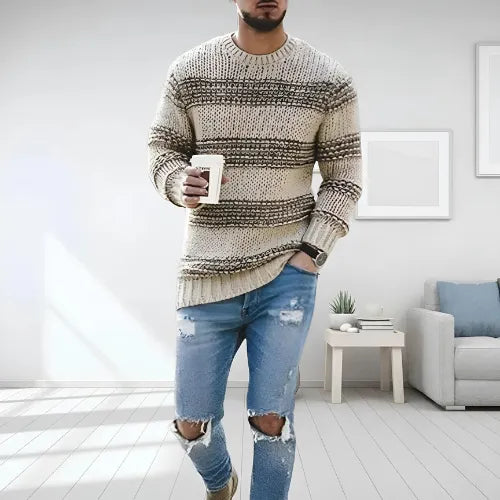 Elegant knitted Fabrice™ jumper - perfect for modern styling!