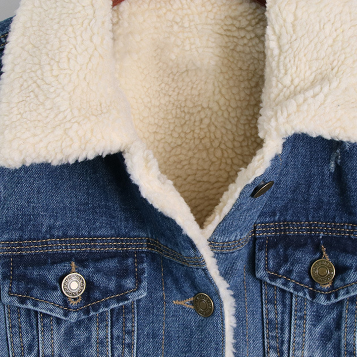 Stylish and elegant denim cardigan for women - CLAIRE