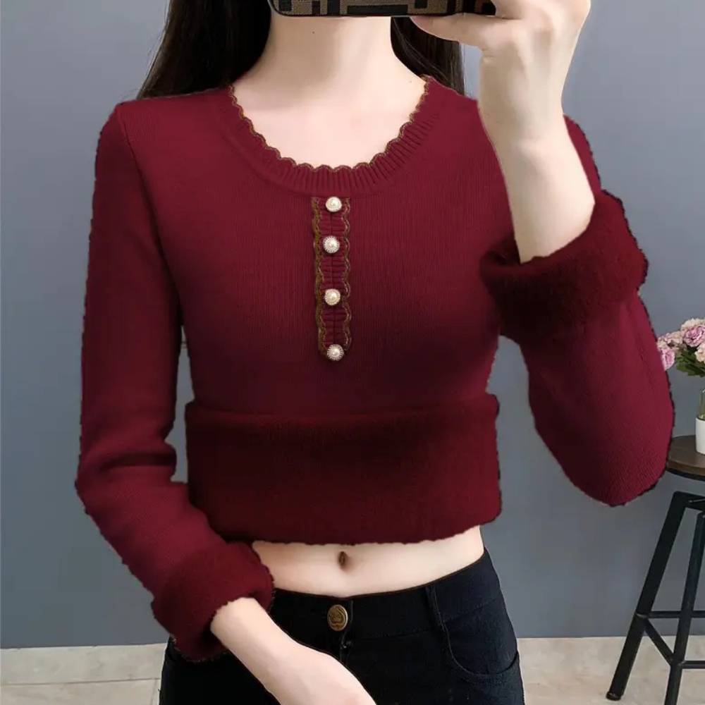 Elegant and classic women's jumper - Arabesque Style