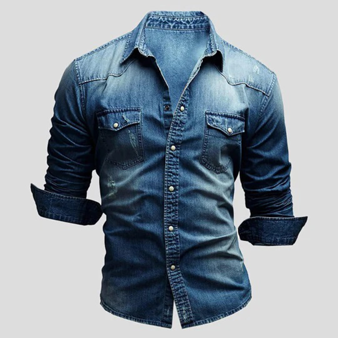 Stylishly elegant LARRY long sleeve shirt - a combination of casual and sophisticated class