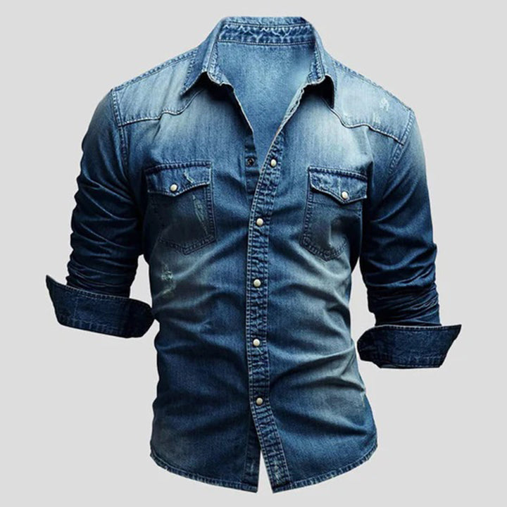 Stylishly elegant LARRY long sleeve shirt - a combination of casual and sophisticated class
