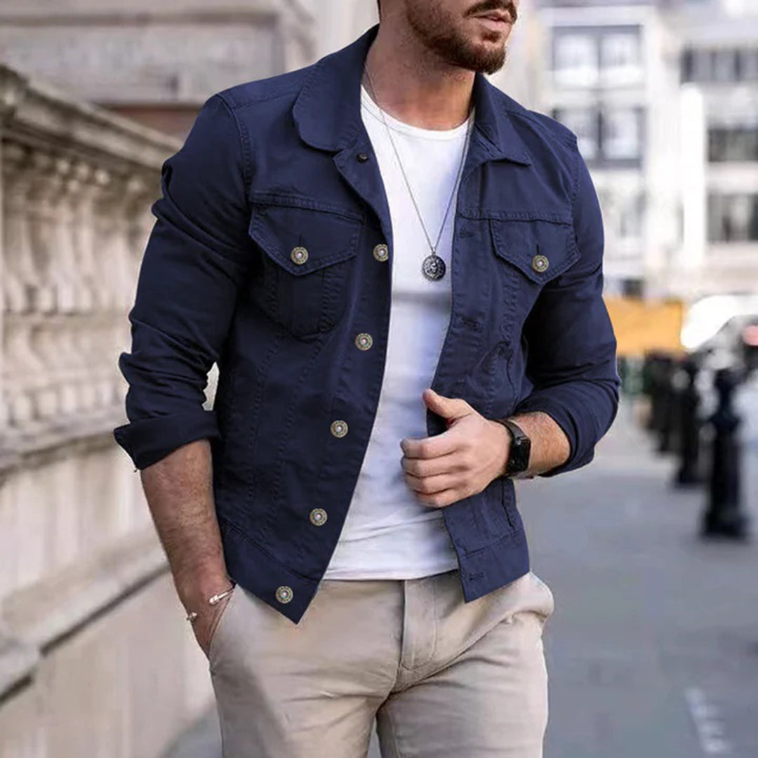 Stylish and elegant spring jacket for men - BAPTISTE