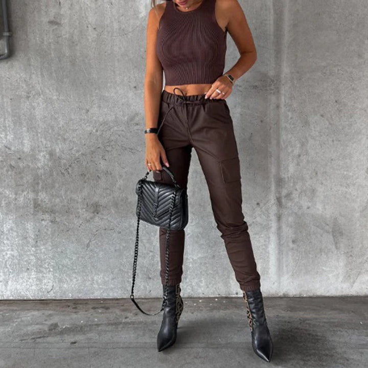 ELENA - Elegant cargo trousers to add style and class to your look