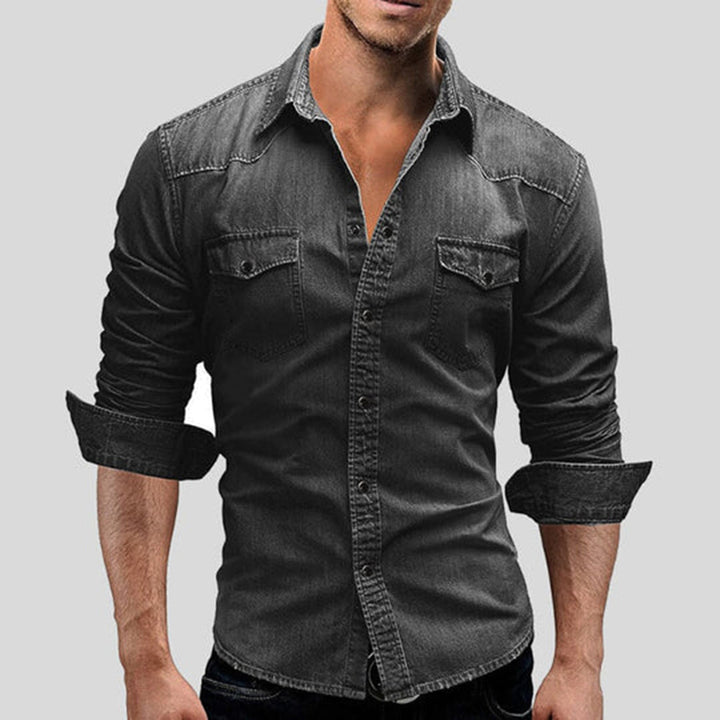 Stylishly elegant LARRY long sleeve shirt - a combination of casual and sophisticated class