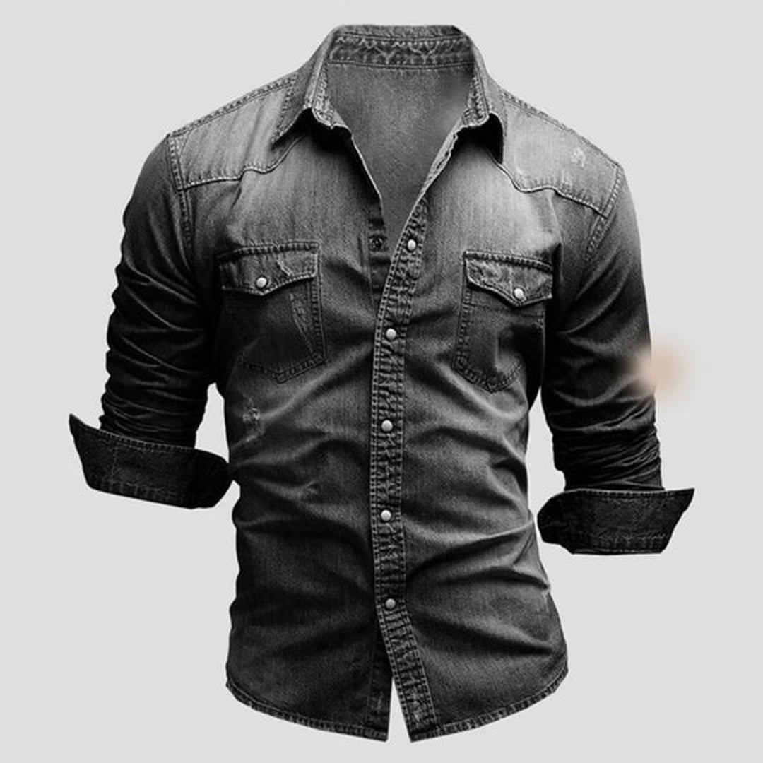 Stylishly elegant LARRY long sleeve shirt - a combination of casual and sophisticated class