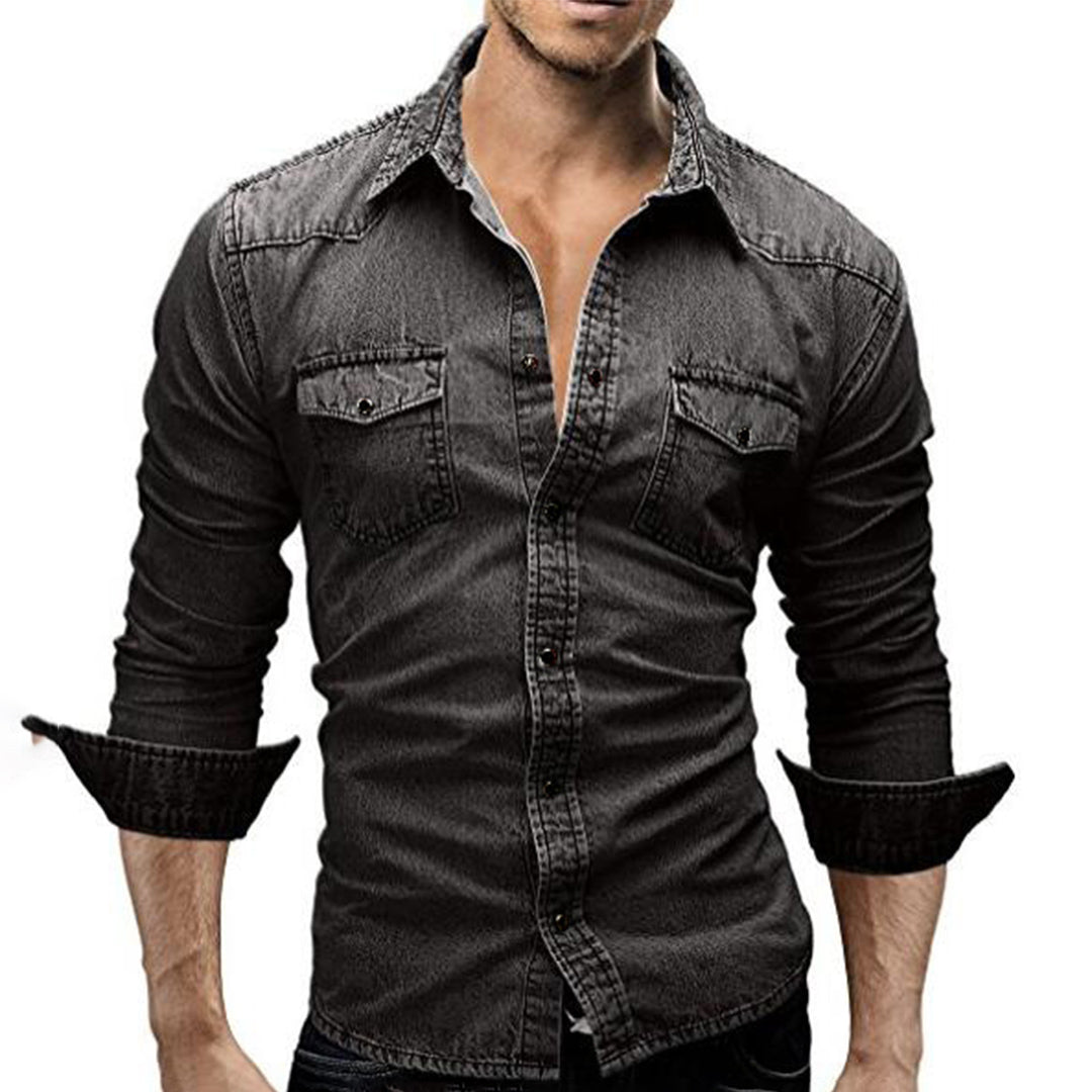 Stylishly elegant LARRY long sleeve shirt - a combination of casual and sophisticated class