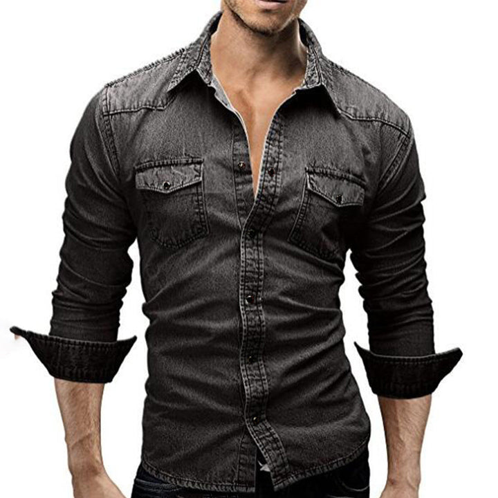 Stylishly elegant LARRY long sleeve shirt - a combination of casual and sophisticated class