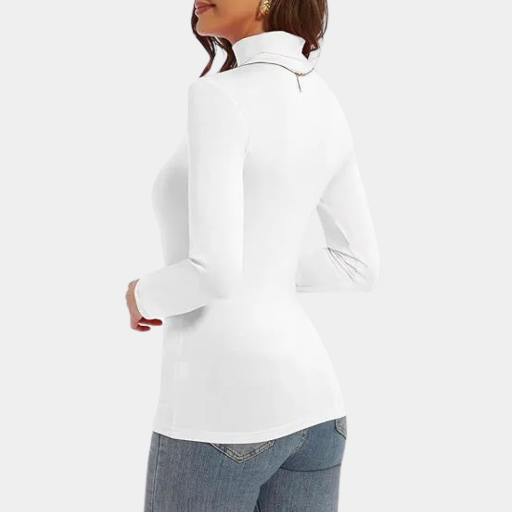 IVYANNA - Elegant women's jumper with a v-neck, perfect for any occasion!