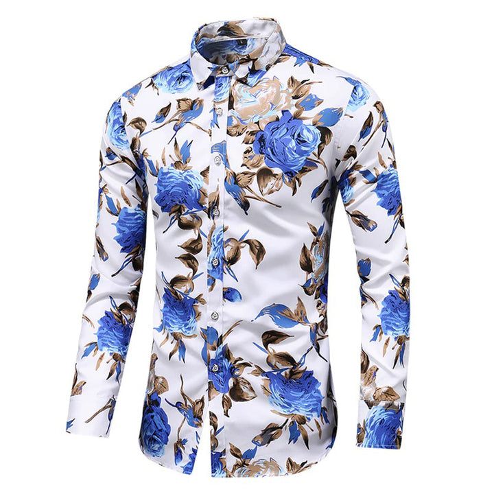 Stylish floral pattern shirt for men - Express your personality with Enrique!