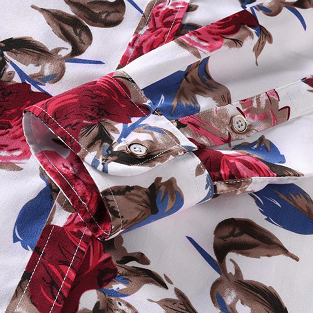 Stylish floral pattern shirt for men - Express your personality with Enrique!