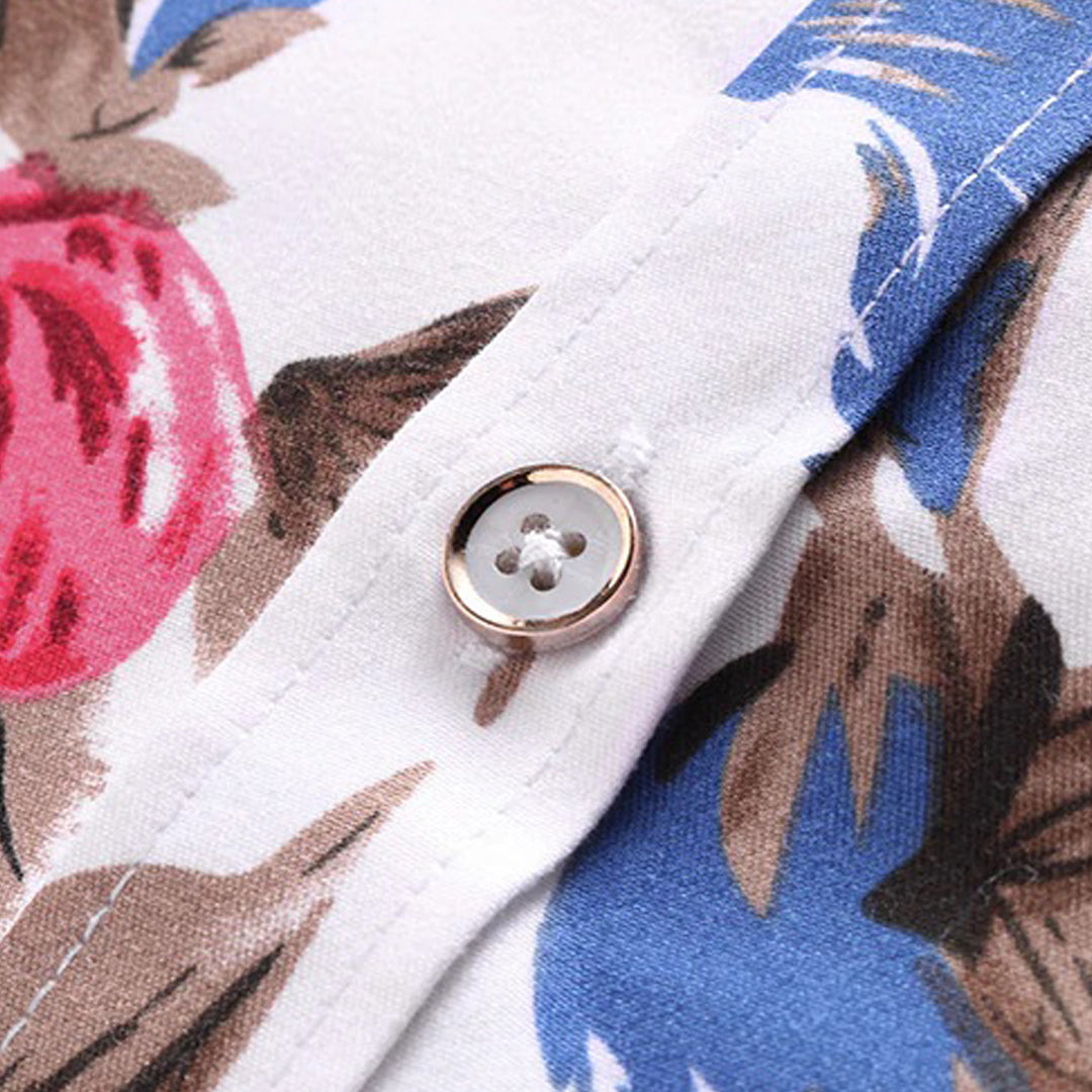 Stylish floral pattern shirt for men - Express your personality with Enrique!