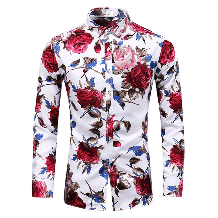 Stylish floral pattern shirt for men - Express your personality with Enrique!