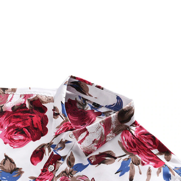 Stylish floral pattern shirt for men - Express your personality with Enrique!
