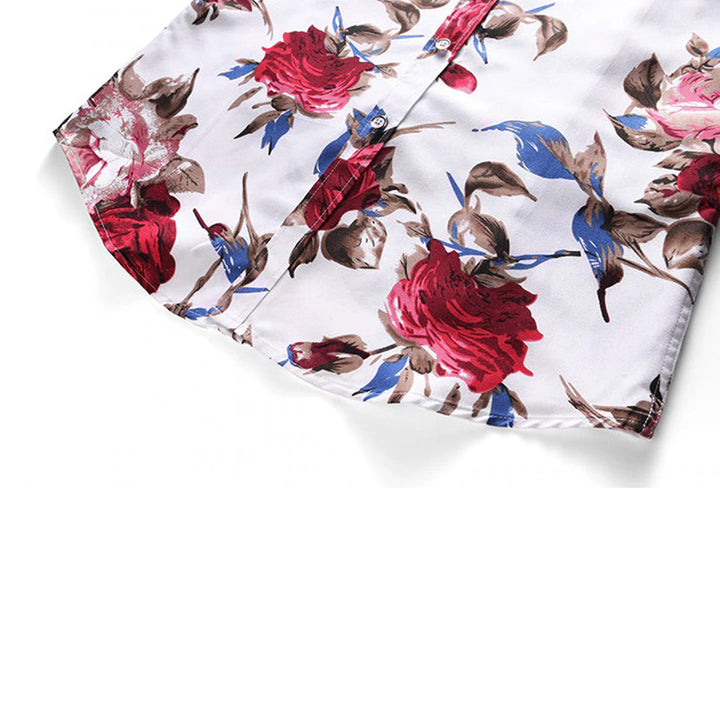 Stylish floral pattern shirt for men - Express your personality with Enrique!
