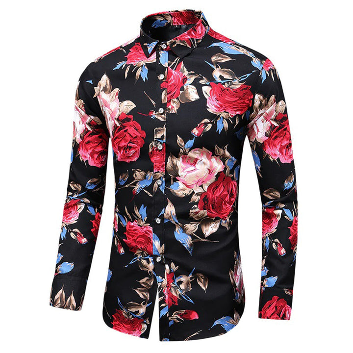 Stylish floral pattern shirt for men - Express your personality with Enrique!