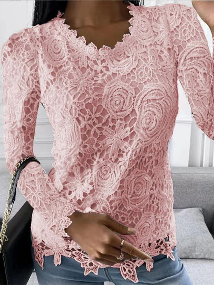 Women's stylish long sleeve blouse - Ellie Collection